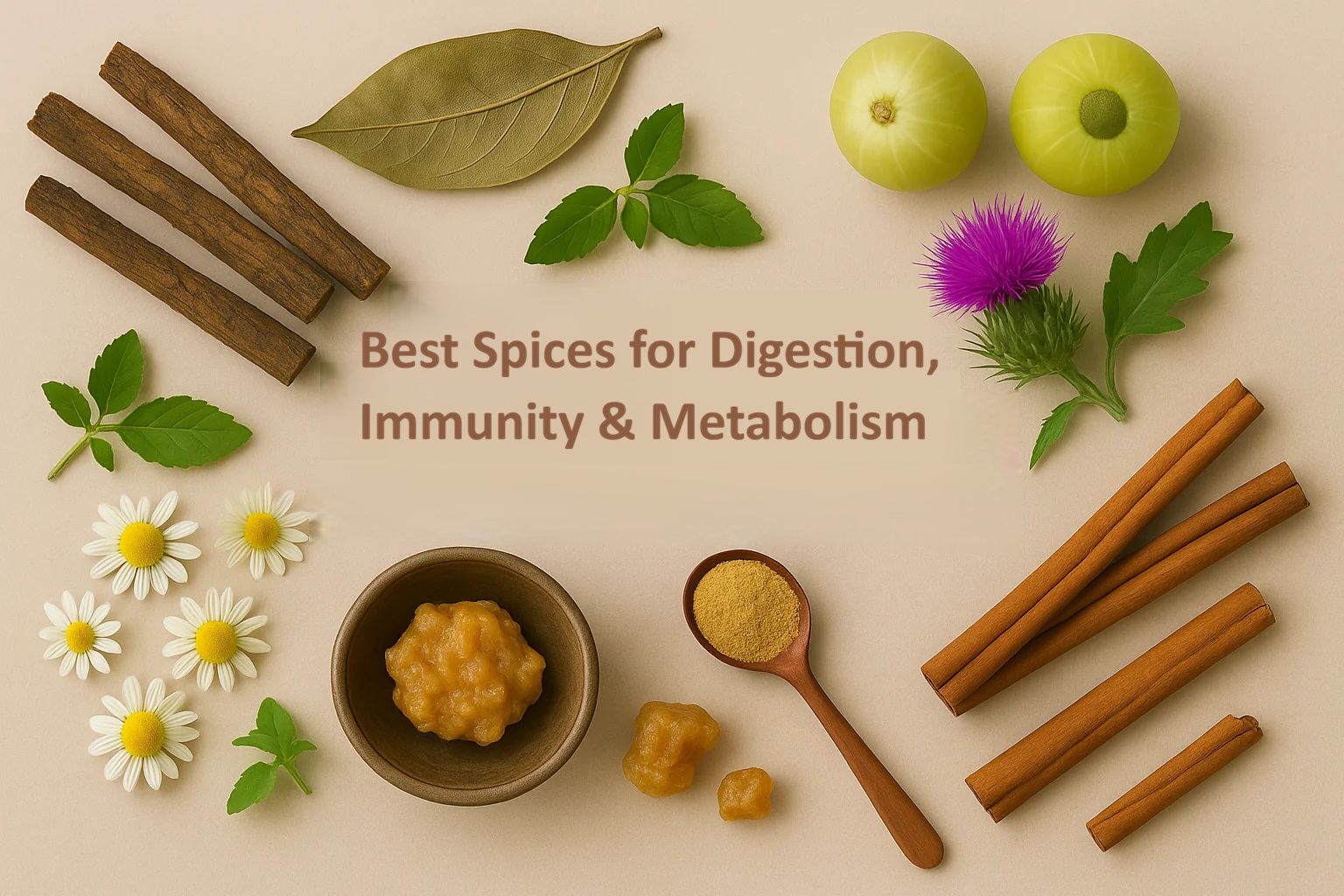 Best Spices for Digestion, Immunity & Metabolism